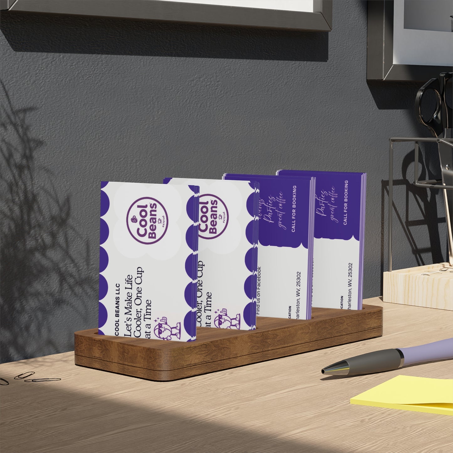 Cool Beans LLC - Graphic Business Cards (2-sided 100 pcs)