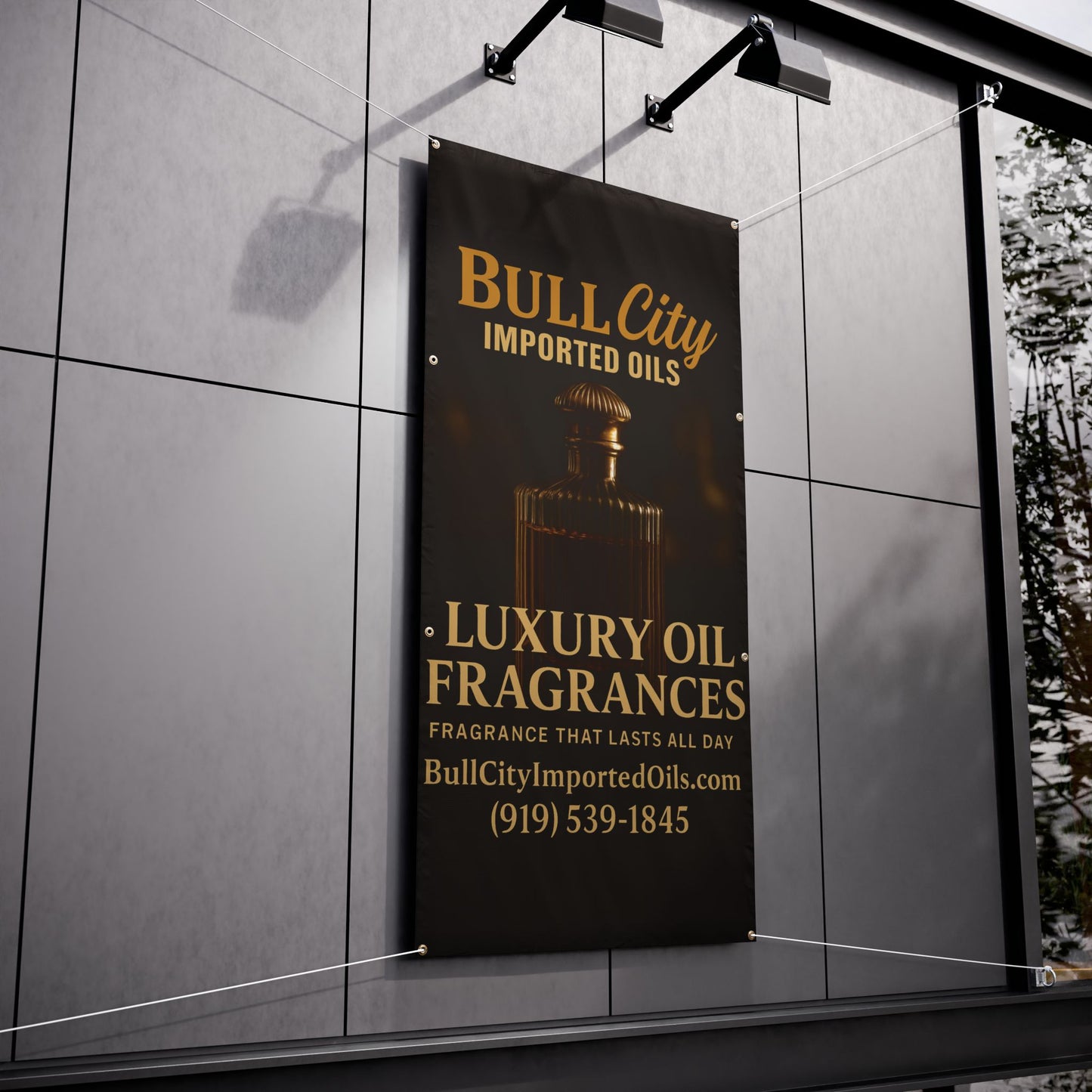 Bull City Imported Oils - 36" x 72"