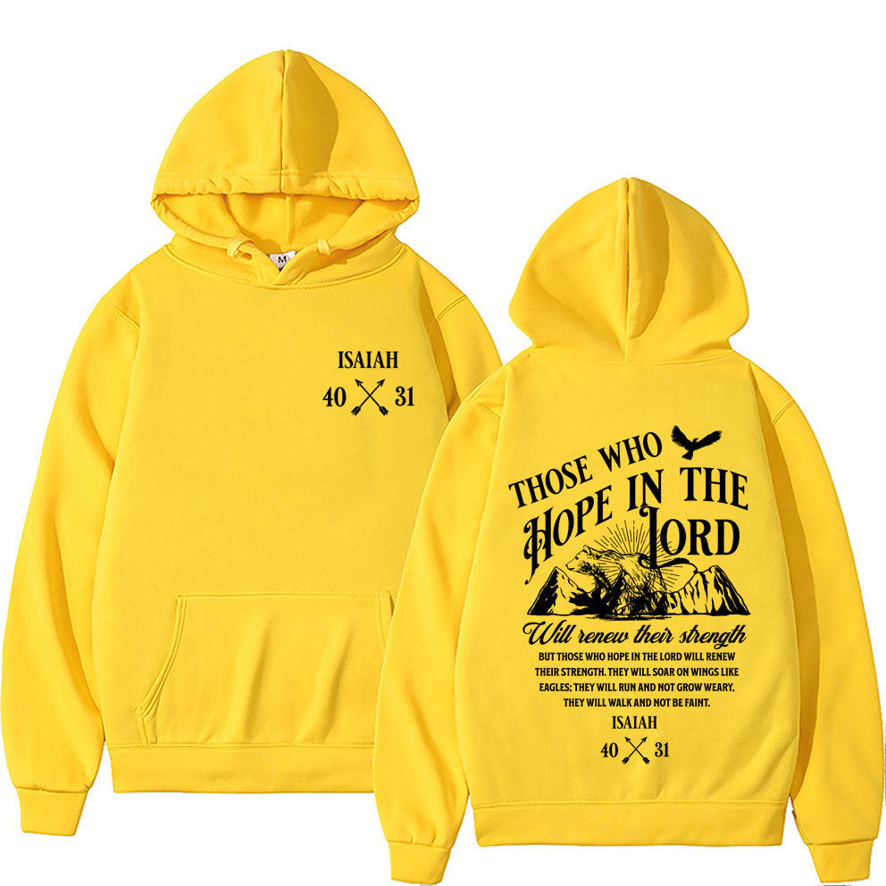 Those Who Hope In The Lord Hoodie Unisex