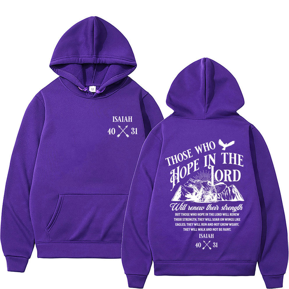 Those Who Hope In The Lord Hoodie Unisex
