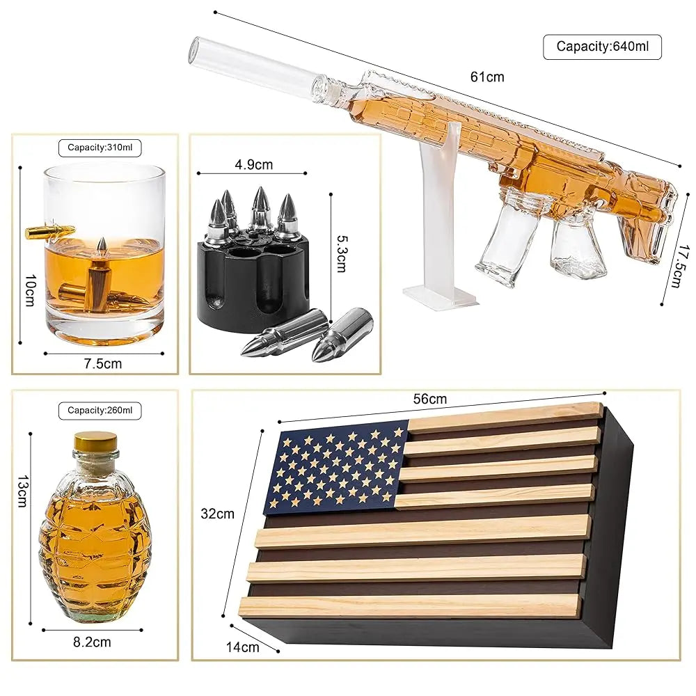 Liberty Pour - Tactical Whiskey Set
