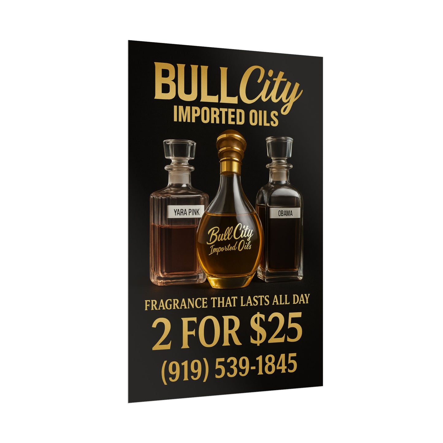 Bull City Imported Oils - 24" x 36"