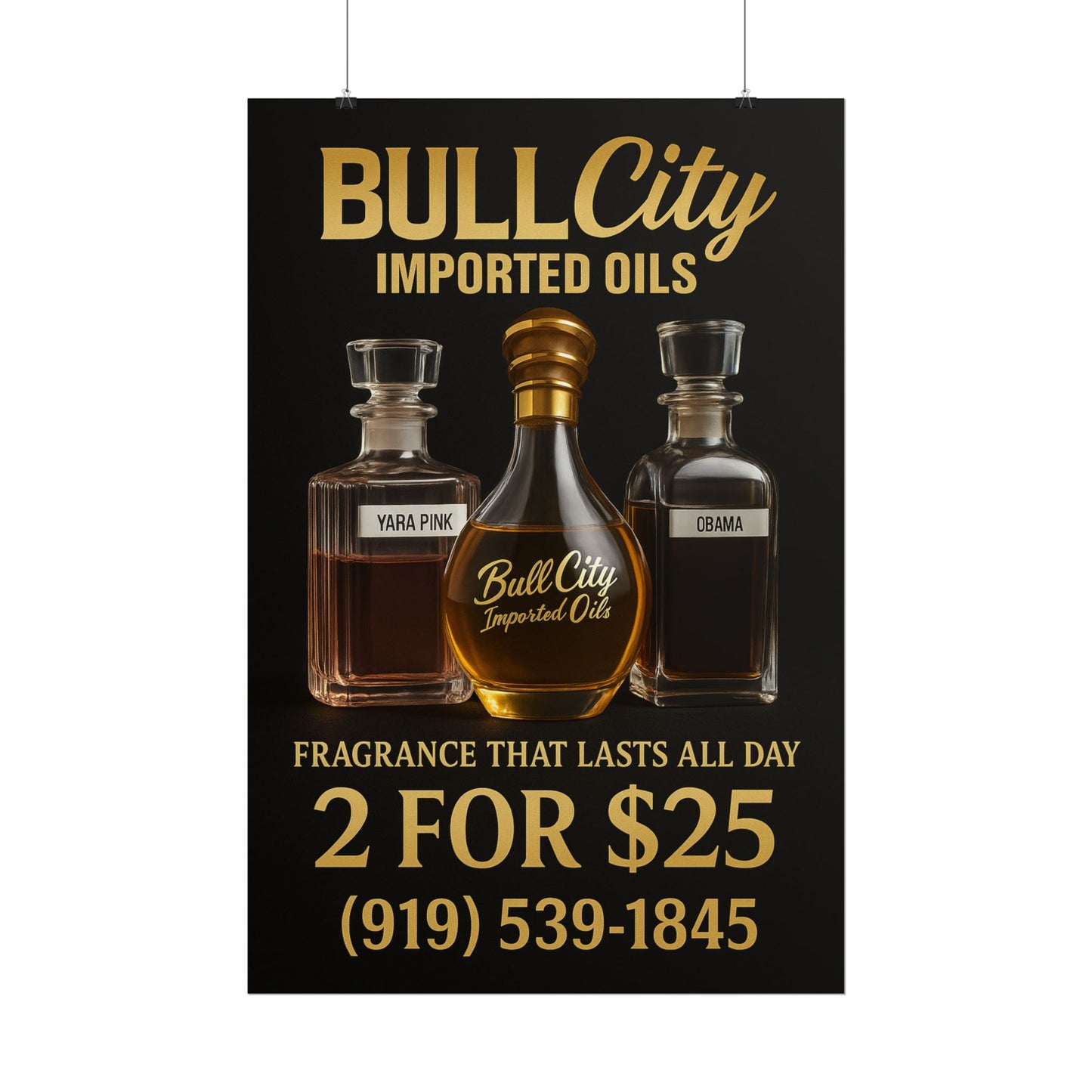 Bull City Imported Oils - 24" x 36"