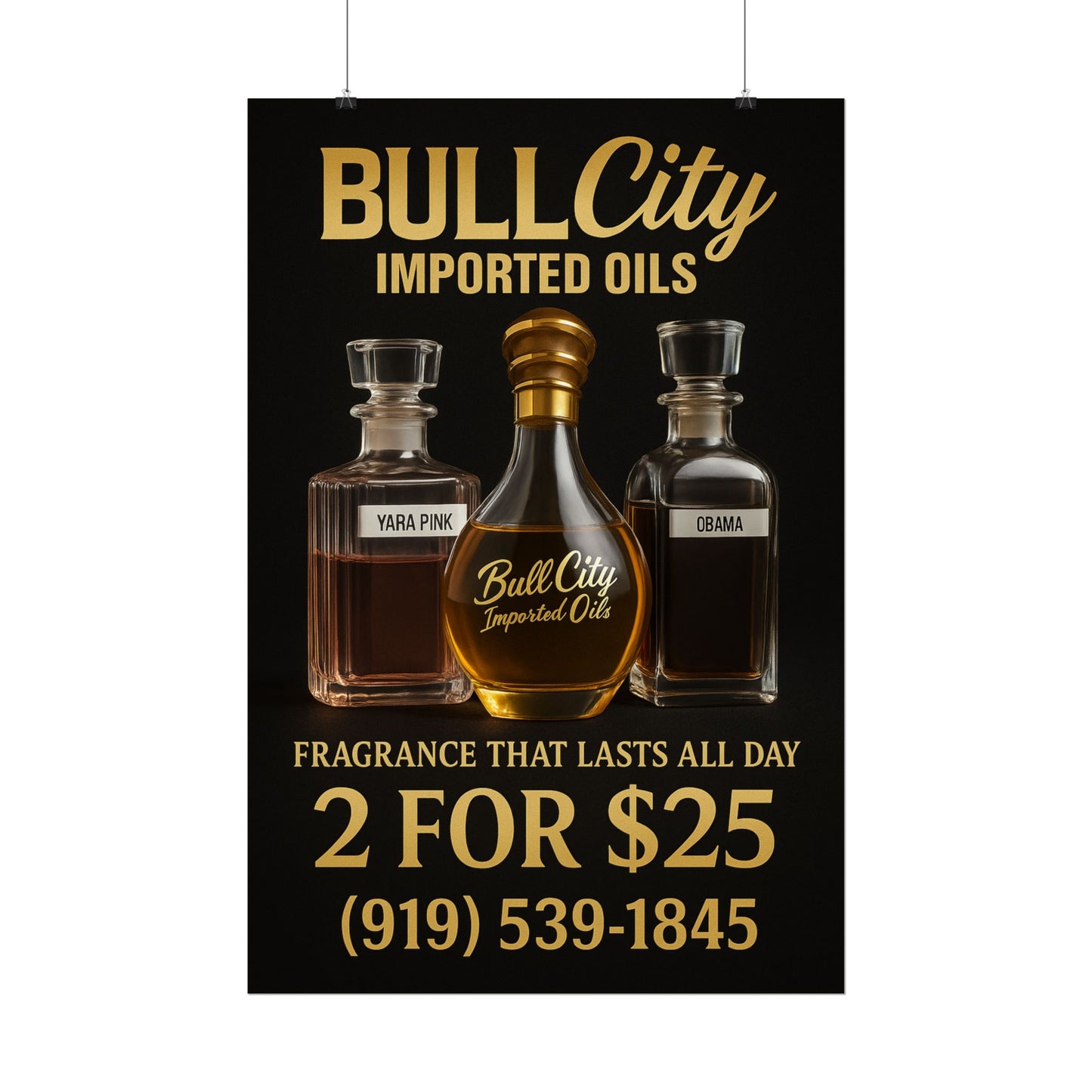 Bull City Imported Oils - 24" x 36"