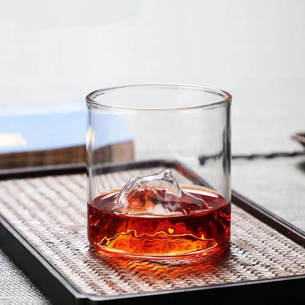 Peak Pour – 3D Mountain Whiskey Glass