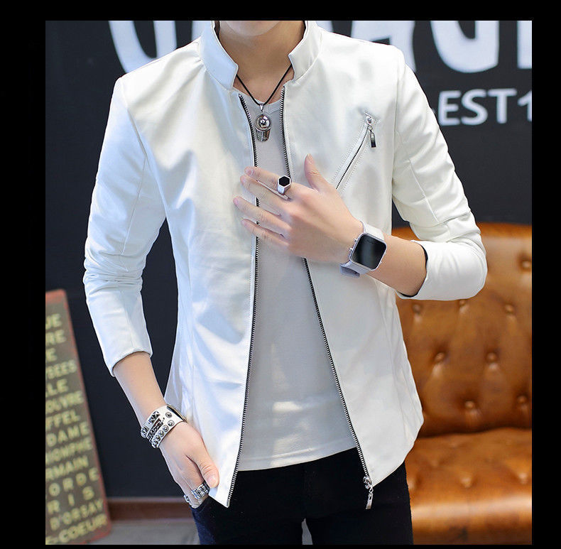 Pure~Form Leather Jacket
