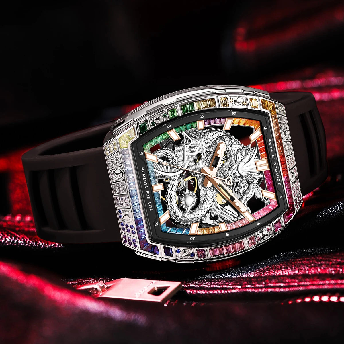 Maison Serpente - Imperial Tonneau Dragon Timepiece