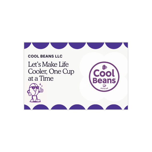 Cool Beans LLC -  Graphic Business Cards (2-sided 100 pcs)