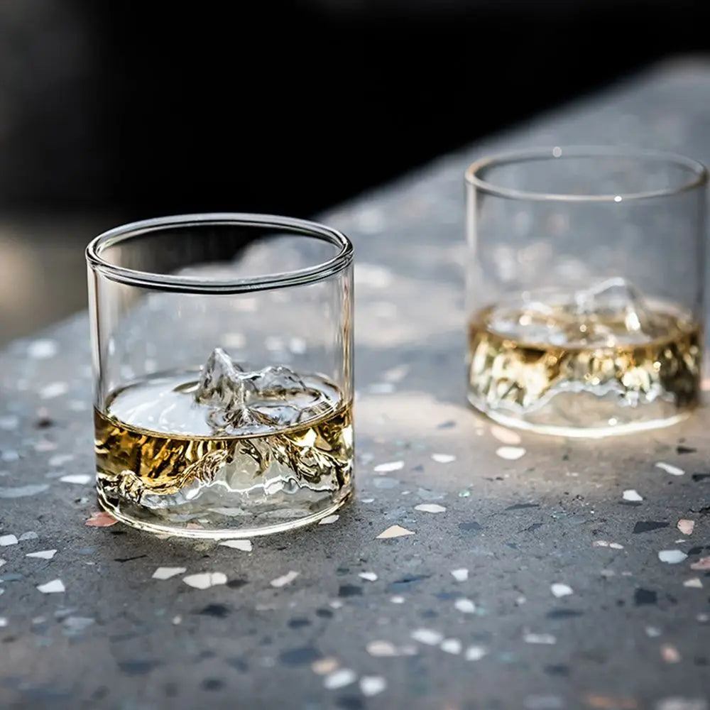 Peak Pour – 3D Mountain Whiskey Glass
