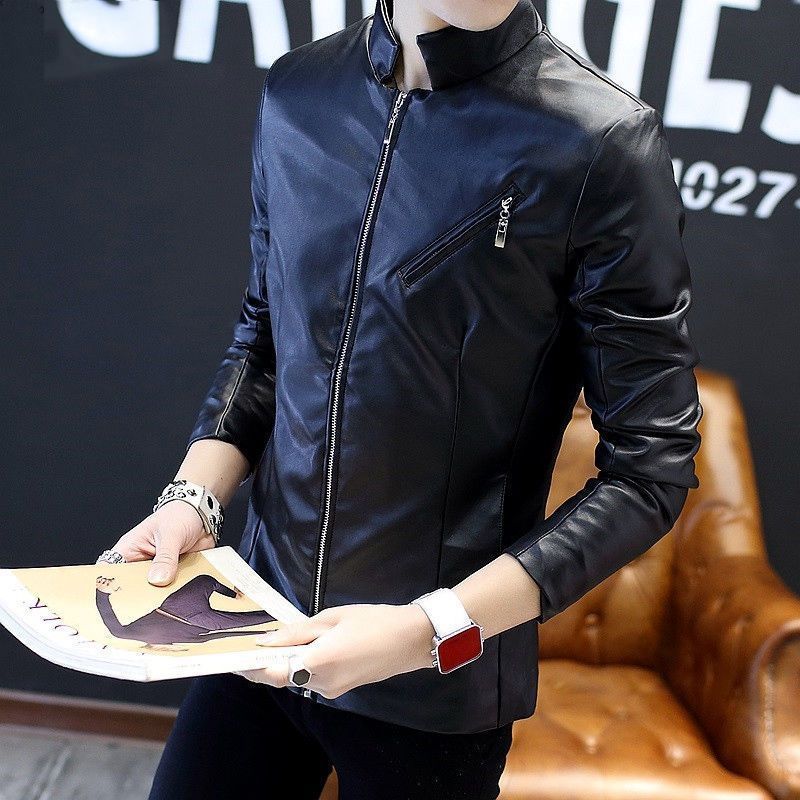 Pure~Form Leather Jacket
