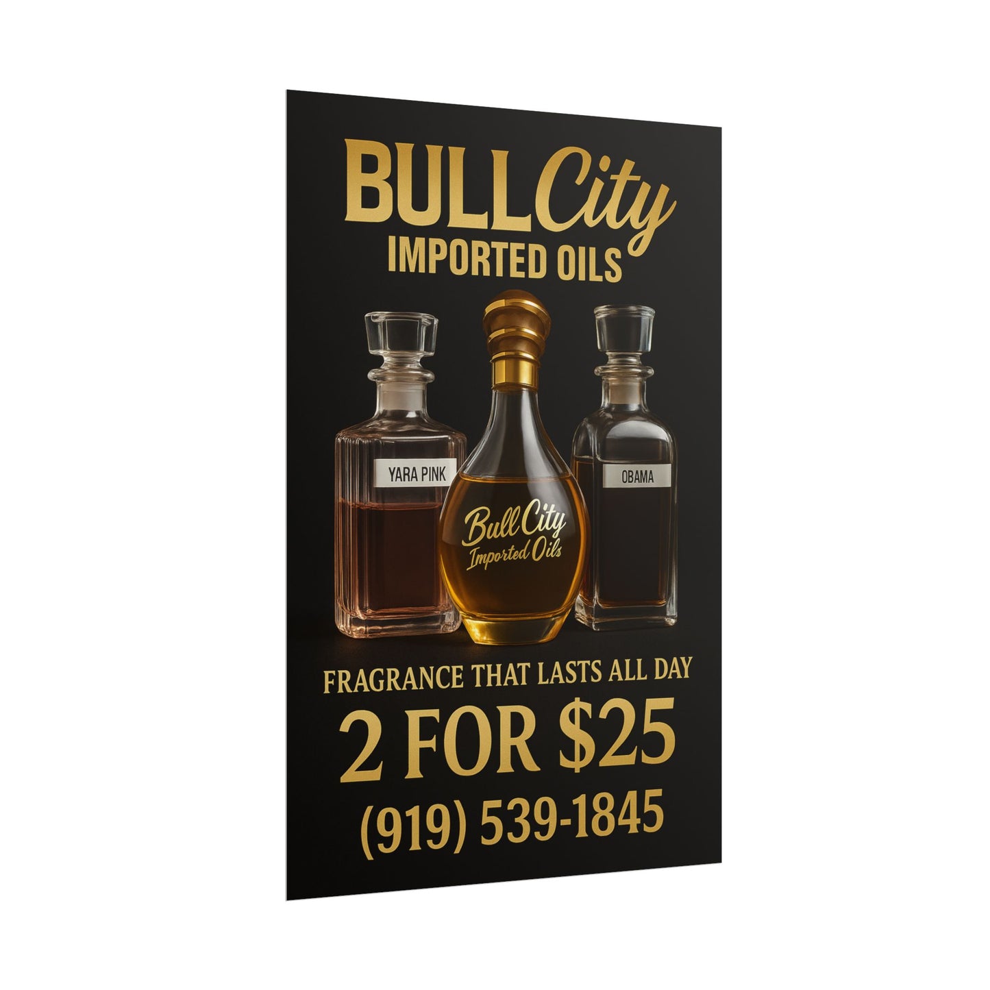Bull City Imported Oils - 24" x 36"