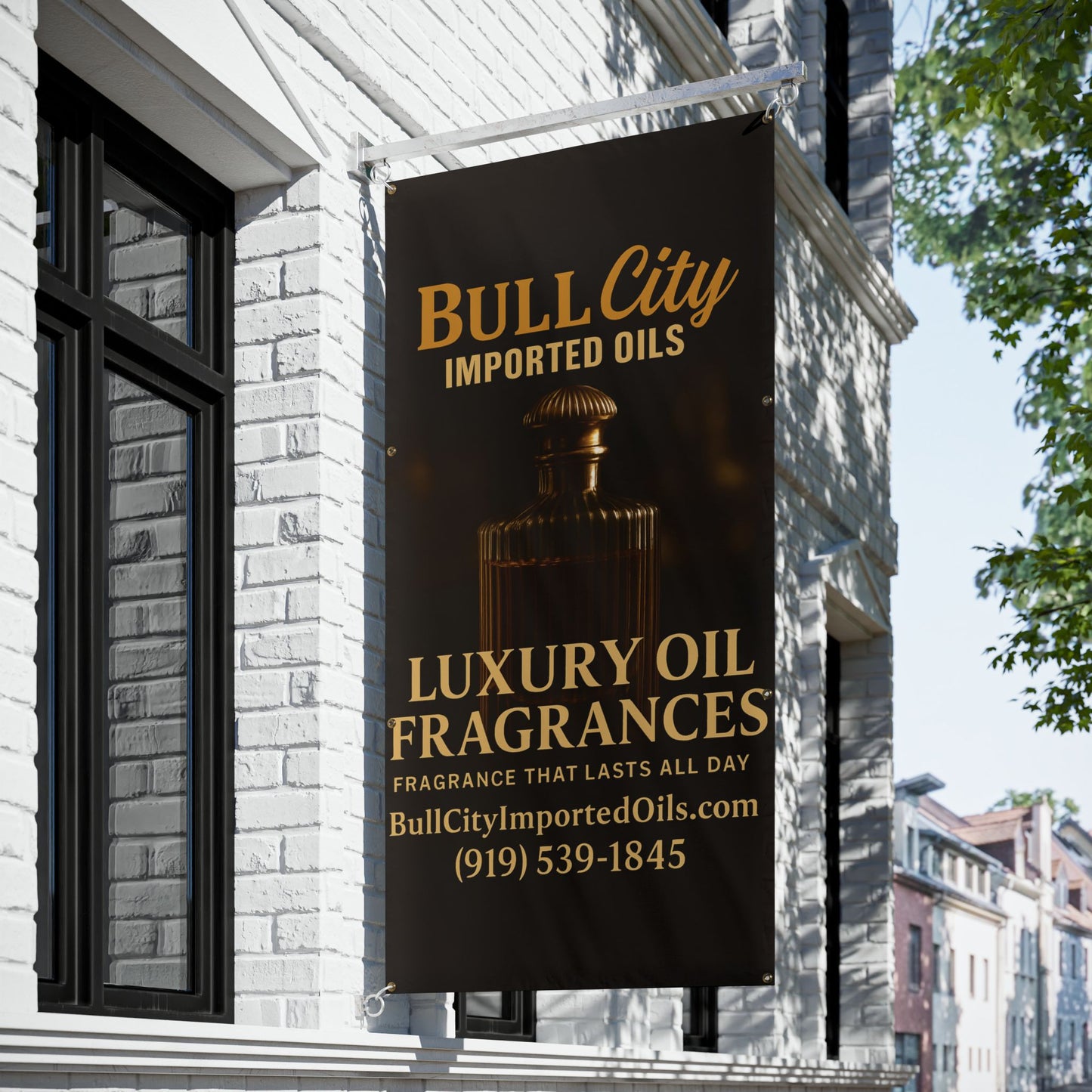 Bull City Imported Oils - 36" x 72"