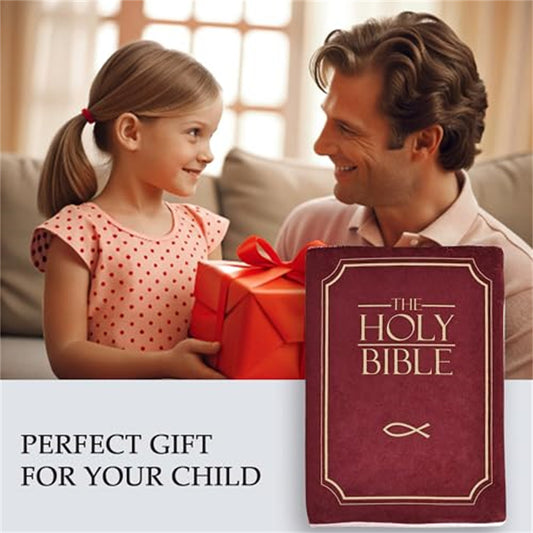 Stuffed Bible Pillow with Bible verses