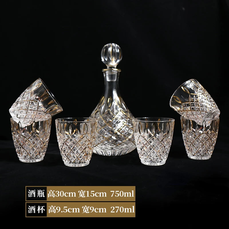 Velare™ Gold-Lined Crystal Glasses