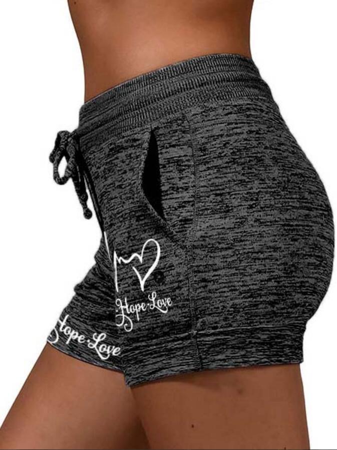 Ladies, Faith, Hope, Love, Lace-up Shorts