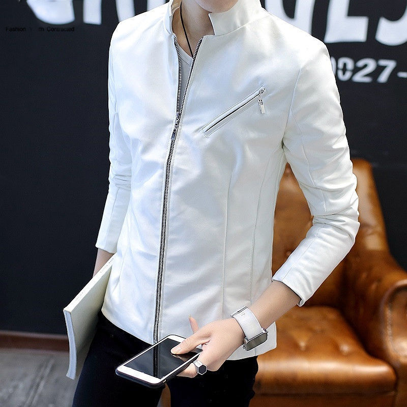Pure~Form Leather Jacket