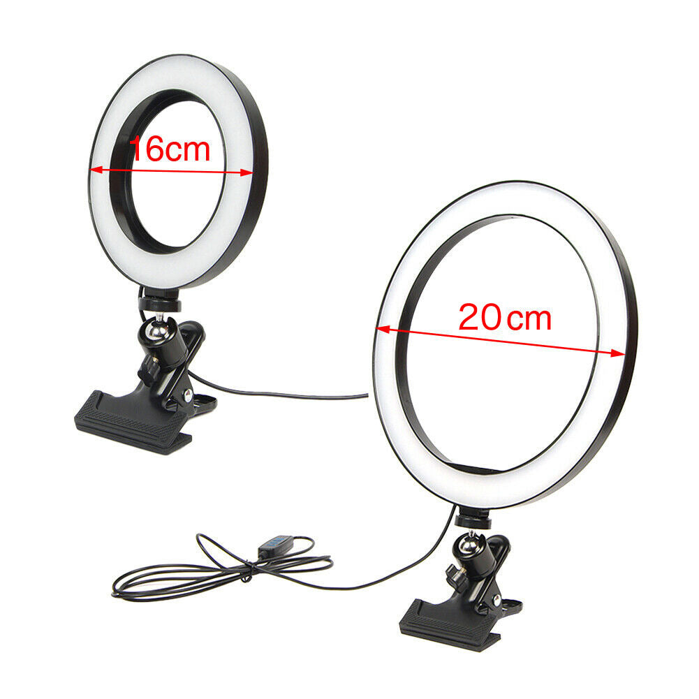 MaddBunni's Desk Ring Light with Anchor