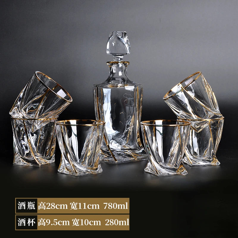 Velare™ Gold-Lined Crystal Glasses