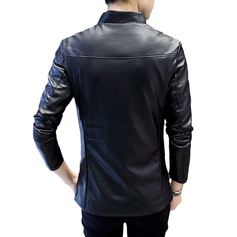 Pure~Form Leather Jacket