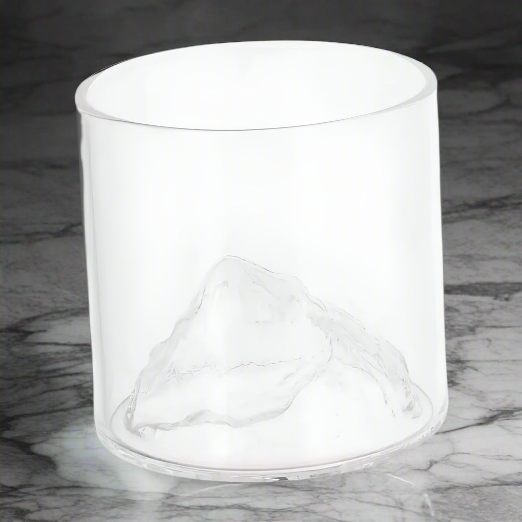 Peak Pour – 3D Mountain Whiskey Glass