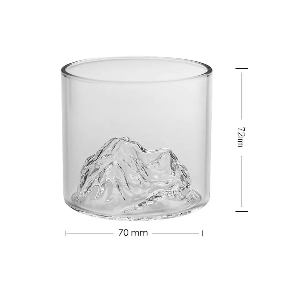 Peak Pour – 3D Mountain Whiskey Glass
